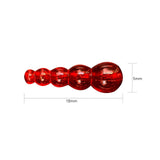 Maxbell 3x50Pcs Stacked Fishing Beads Kit Fishing Lures Tackle for Perch Trout Walleye Red