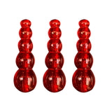 Maxbell 3x50Pcs Stacked Fishing Beads Kit Fishing Lures Tackle for Perch Trout Walleye Red