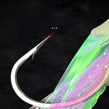 Maxbell 4x5Pcs Luminous Fishing Rigs Fish Lure for Sea Fishing Saltwater Mackerel 22mmx10mm