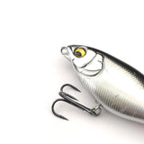 Maxbell 2xTopwater Fishing Lures Top Water Bass Lure for Pike Bass Freshwater Saltwater Argent