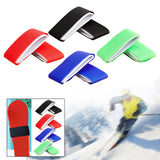 Maxbell 4x2x Ski Straps Fixing Adjustable Fastener Tape for Outdoor Man Woman Families black