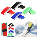 Maxbell 2x2x Ski Straps Fixing Adjustable Fastener Tape for Outdoor Man Woman Families black