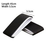 Maxbell 2x2x Ski Straps Fixing Adjustable Fastener Tape for Outdoor Man Woman Families black