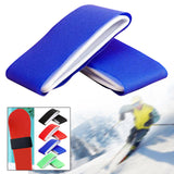 Maxbell 2x2x Ski Straps Fixing Adjustable Fastener Tape for Outdoor Man Woman Families blue