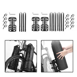 Bike Cargo Cage Bike Front Carrier Rack for Folding Bike Mountain Bike 1 Set