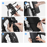 Bike Cargo Cage Bike Front Carrier Rack for Folding Bike Mountain Bike 1 Set