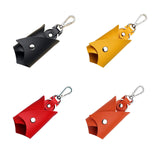 Maxbell 5xKey Case Key Holder Large Capacity Car Keychain for Purse Car Keys Boyfriend Black