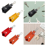 Maxbell 5xKey Case Key Holder Large Capacity Car Keychain for Purse Car Keys Boyfriend Black