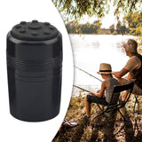 Maxbell 4xFishing Rod Butt Cap Fishing Pole End Cap for Repair Fishing Rod Accessories Black 35mm