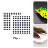 Maxbell Maxbell 200Pcs Simulation Lure Eyes Fishing Tying Lures Fishing Baits Eyes