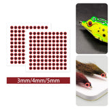 Maxbell Maxbell 200 Pieces 3D Simulation Lure Eyes Resin Fishing Gear Supplies Fishing Eyes