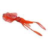 Maxbell Maxbell Squid Lure Long 15cm Trolling Lure Soft Lure for Salmon Saltwater Bass Red