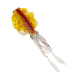 Maxbell Maxbell Squid Lure Long 15cm Trolling Lure Soft Lure for Salmon Saltwater Bass Orange