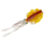 Maxbell Maxbell Squid Lure Long 15cm Trolling Lure Soft Lure for Salmon Saltwater Bass Orange