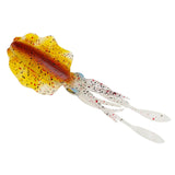 Maxbell Maxbell Squid Lure Long 15cm Trolling Lure Soft Lure for Salmon Saltwater Bass Orange
