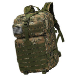 Maxbell Hiking Backpack Laptop Backpack Large Multipurpose Portable Camping Rucksack Dark Green