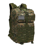 Maxbell Hiking Backpack Laptop Backpack Large Multipurpose Portable Camping Rucksack Dark Green