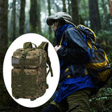 Maxbell Hiking Backpack Laptop Backpack Large Multipurpose Portable Camping Rucksack Dark Green
