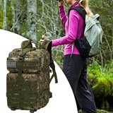 Maxbell Hiking Backpack Laptop Backpack Large Multipurpose Portable Camping Rucksack Dark Green