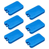 Maxbell Maxbell 6Pcs Ice Cooler Blocks Portable Ice Boards Ice Packs for Camping Home Family blue 600ml