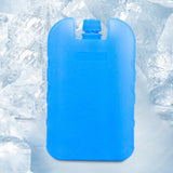 Maxbell Maxbell 6Pcs Ice Cooler Blocks Portable Ice Boards Ice Packs for Camping Home Family blue 600ml