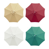 Maxbell Maxbell Umbrella Canopy Sturdy Portable Parasol Canopy for Balcony Outdoor Courtyard Khaki