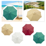 Maxbell Maxbell Umbrella Canopy Sturdy Portable Parasol Canopy for Balcony Outdoor Courtyard Khaki