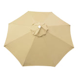 Maxbell Maxbell Umbrella Canopy Sturdy Portable Parasol Canopy for Balcony Outdoor Courtyard Khaki