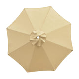 Maxbell Maxbell Umbrella Canopy Sturdy Portable Parasol Canopy for Balcony Outdoor Courtyard Khaki