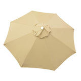 Maxbell Maxbell Umbrella Canopy Sturdy Portable Parasol Canopy for Balcony Outdoor Courtyard Khaki