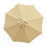 Maxbell Maxbell Umbrella Canopy Sturdy Portable Parasol Canopy for Balcony Outdoor Courtyard Khaki