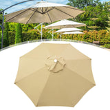 Maxbell Maxbell Umbrella Canopy Sturdy Portable Parasol Canopy for Balcony Outdoor Courtyard Khaki