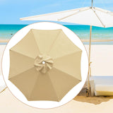 Maxbell Maxbell Umbrella Canopy Sturdy Portable Parasol Canopy for Balcony Outdoor Courtyard Khaki