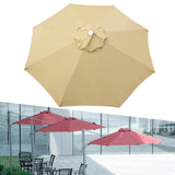 Maxbell Maxbell Umbrella Canopy Sturdy Portable Parasol Canopy for Balcony Outdoor Courtyard Khaki
