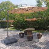 Maxbell Maxbell Umbrella Canopy Sturdy Portable Parasol Canopy for Balcony Outdoor Courtyard Khaki