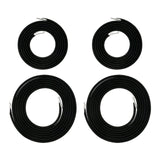 Maxbell Maxbell 4Pcs Replacement Cord for O Gravity Chair Elastic Cord Laces for Backyard Black