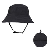 Maxbell Maxbell Sun Bucket Hat Sun Protection Comfortable Breathable Fashionable Fishing Cap Black