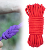 Maxbell Maxbell Outdoor Camping Clothesline Paracord Binding Rope for Travel Hiking Climbing 10m Red