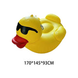 Maxbell Inflatable Duck Pool Float with Handles Lounge Raft for Adults Swimming Pool