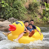 Maxbell Inflatable Duck Pool Float with Handles Lounge Raft for Adults Swimming Pool