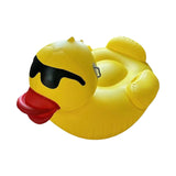 Maxbell Inflatable Duck Pool Float with Handles Lounge Raft for Adults Swimming Pool