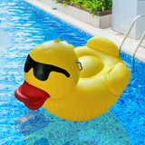 Maxbell Inflatable Duck Pool Float with Handles Lounge Raft for Adults Swimming Pool