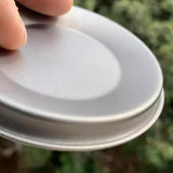 Maxbell Maxbell Titanium Cup Lid Lightweight Camping Pot Lid for Traveling Trekking Climbing L