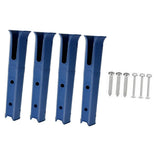 Maxbell Maxbell 4Pcs Fishing Rod Holder Side Mount Organizer Stand for Marine Yacht Boats RV Blue
