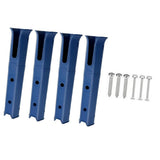 Maxbell Maxbell 4Pcs Fishing Rod Holder Side Mount Organizer Stand for Marine Yacht Boats RV Blue