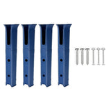 Maxbell Maxbell 4Pcs Fishing Rod Holder Side Mount Organizer Stand for Marine Yacht Boats RV Blue