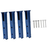 Maxbell Maxbell 4Pcs Fishing Rod Holder Side Mount Organizer Stand for Marine Yacht Boats RV Blue