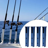 Maxbell Maxbell 4Pcs Fishing Rod Holder Side Mount Organizer Stand for Marine Yacht Boats RV Blue
