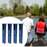 Maxbell Maxbell 4Pcs Fishing Rod Holder Side Mount Organizer Stand for Marine Yacht Boats RV Blue