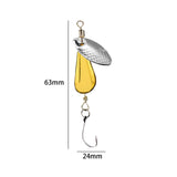 Maxbell Maxbell Fishing Lures Spinnerbait Compact Fishing Tackle for Walleye Crappie Snapper